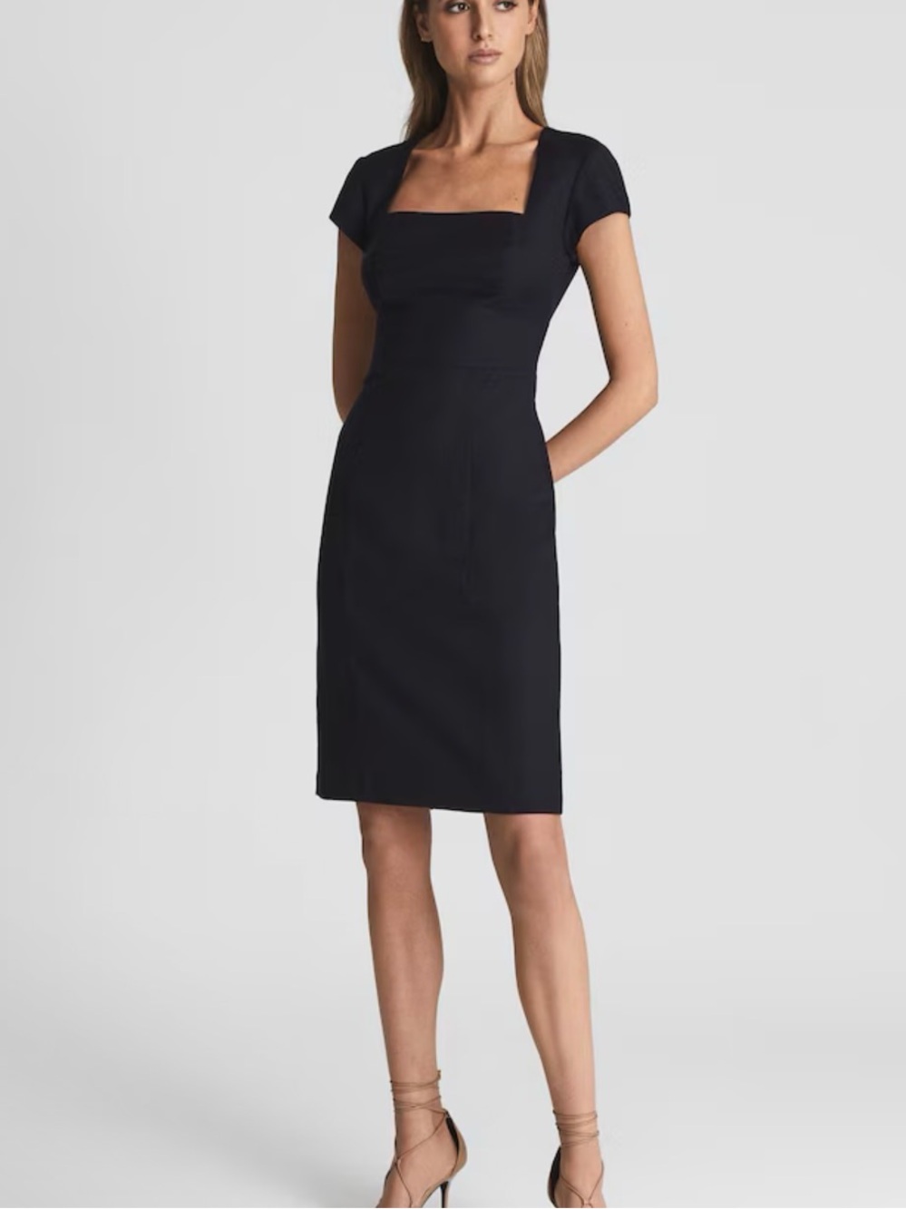 NWT Reiss Haisley Tailored Dress in Navy Size 2